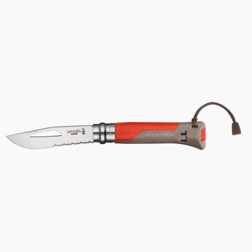  Coltello Opinel sportivo outdoor N.08 rosso