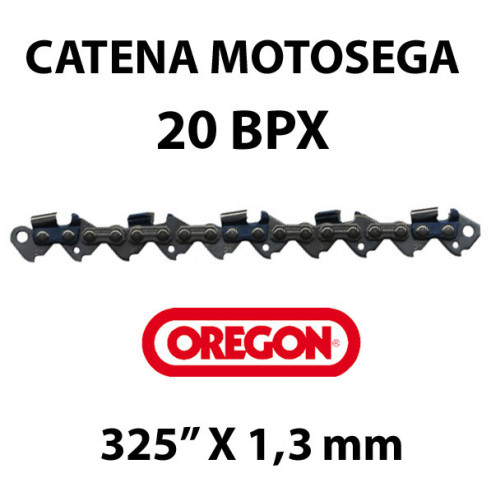 Catena Oregon 20 BPX per motoseghe - passo 325" - spess 1,3 mm