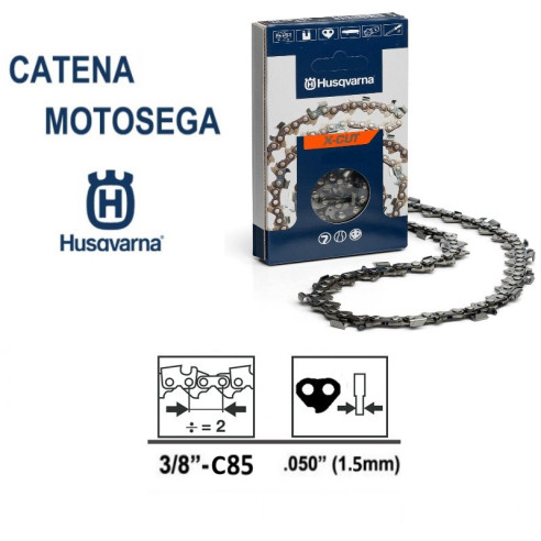 Catena motosega Husqvarna - C85 - 73LP - 3/8 1,5 mm