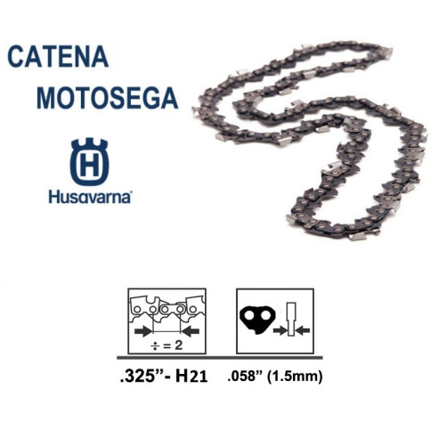 Catena motosega Husqvarna - H21 - 325" 1,5 mm