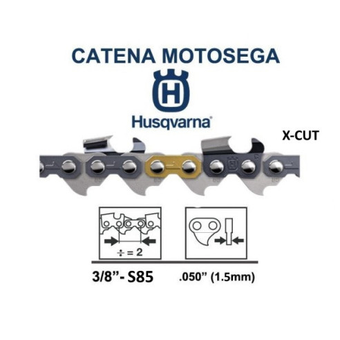 Catena motosega Husqvarna - S85 - 73DP - 3/8 1,5 mm