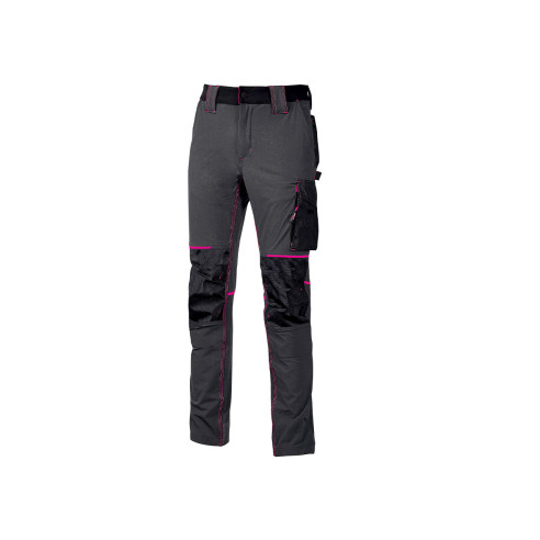 Pantaloni U-Power ATOM grey fucsia