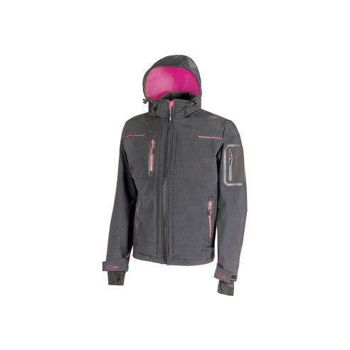 Giacca U-Power SPACE grey fucsia