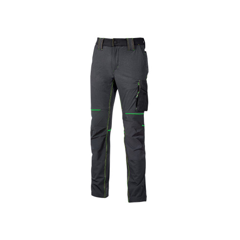 Pantaloni U-Power WORLD asphalt grey green