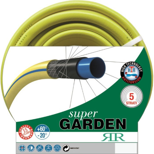  Tubo per irrigazione super garden - 15 metri - diametro tubo 15 mm - RR Italia professional